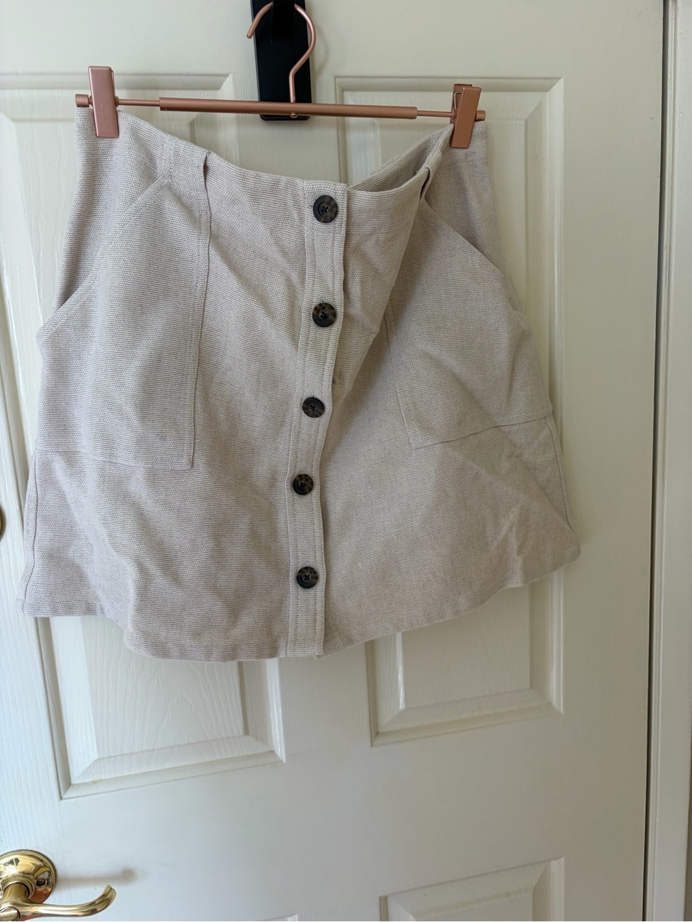 Banana Republic Button-Front A-Line Skirt